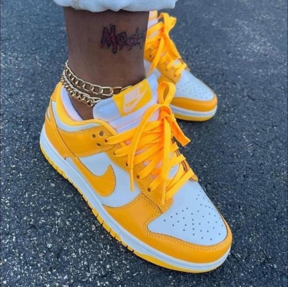 Nike Dunk Low Retro Laser Orange White