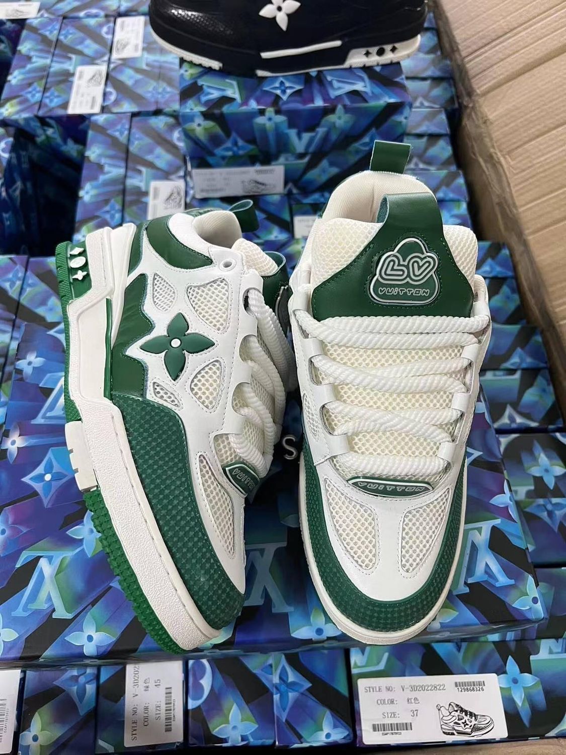 Louis Vuitton LV Skate Trainer Green