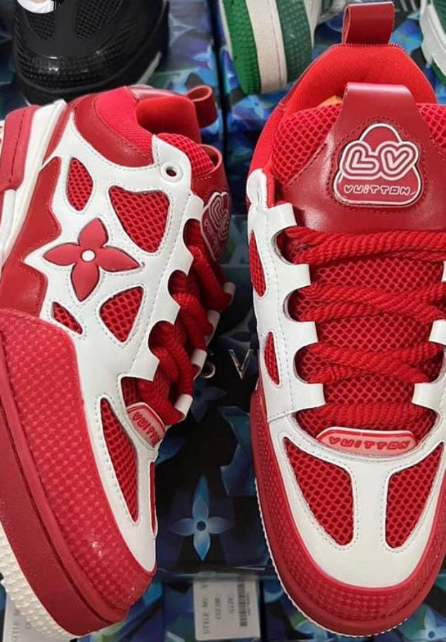 Louis Vuitton LV Skater Trainer Red