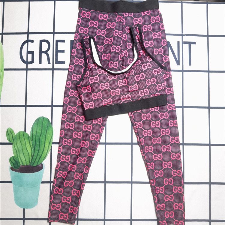 Pink Gucci Two Piece Outfit
