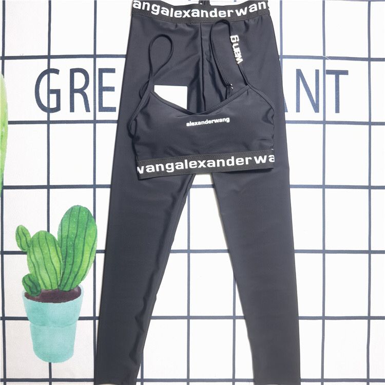 Black Alexander Wang Two Piece Outfit