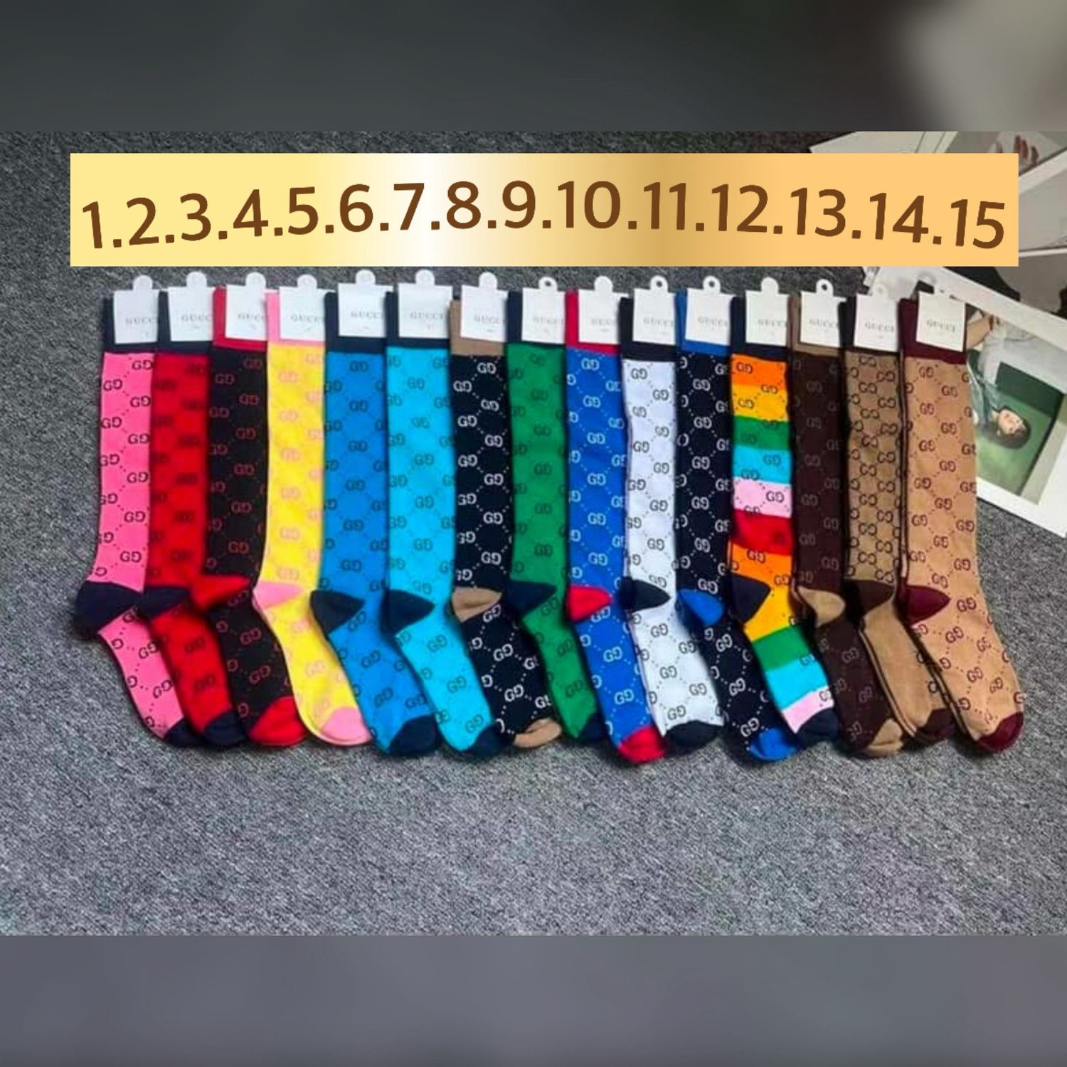 Gucci Unisex Socks