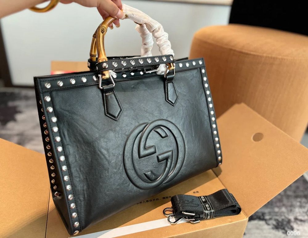 Black Leather Handbag
