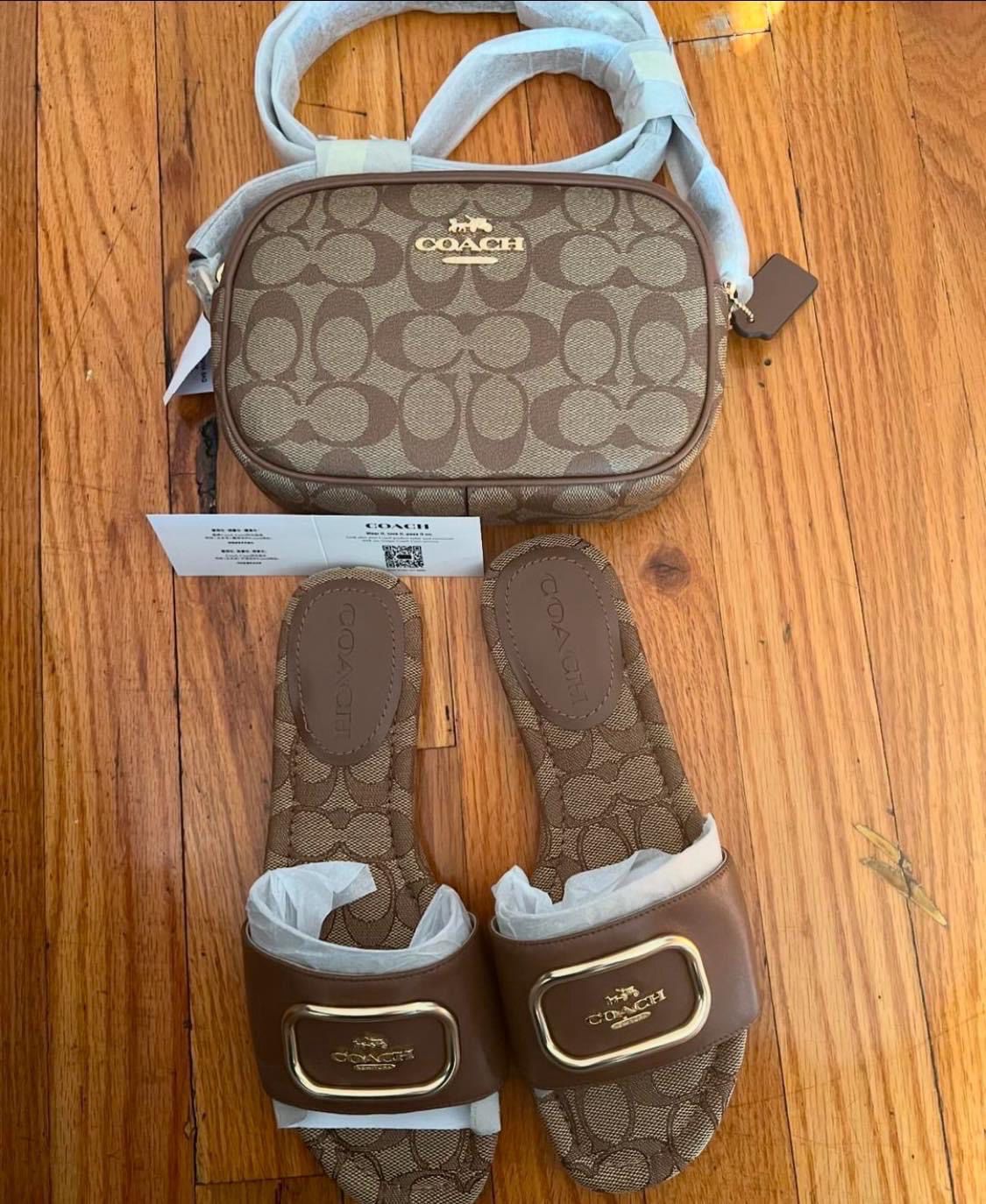Coach Sandals And Coach Handbag