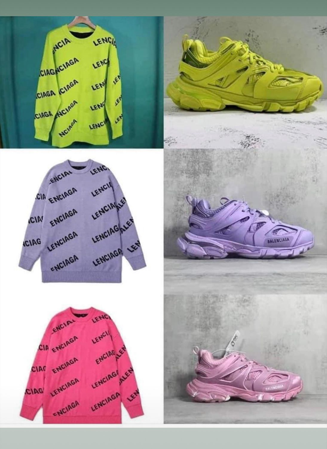 Balenciaga’s Sweater and Sneakers