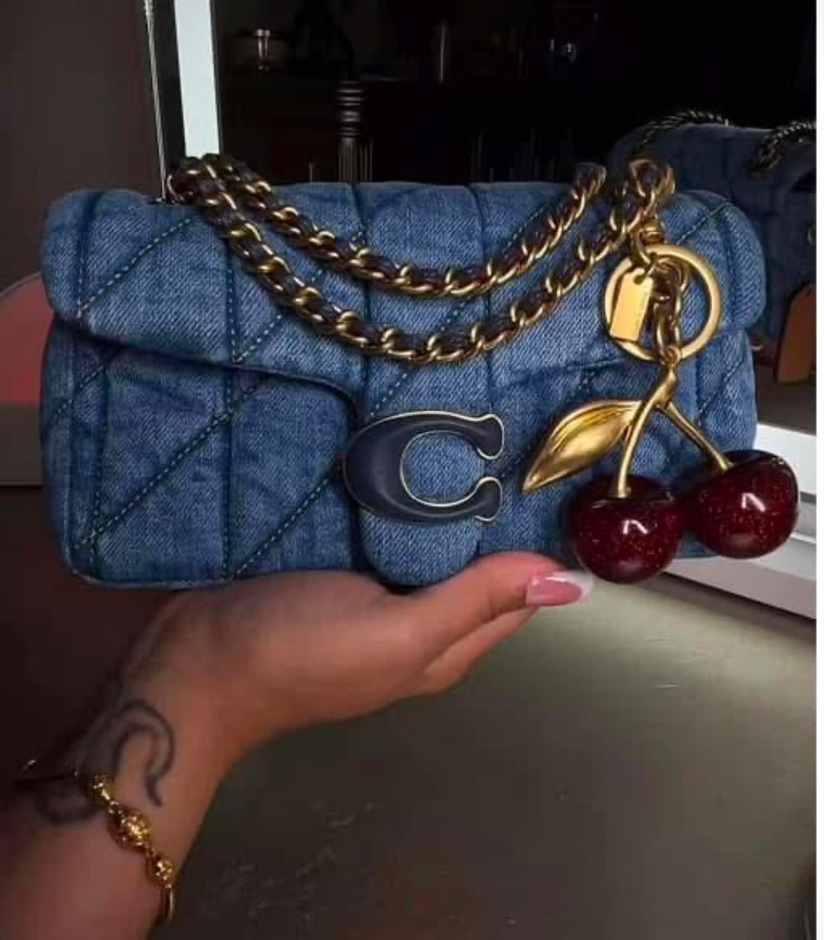 Coach Denim Tabby Bag