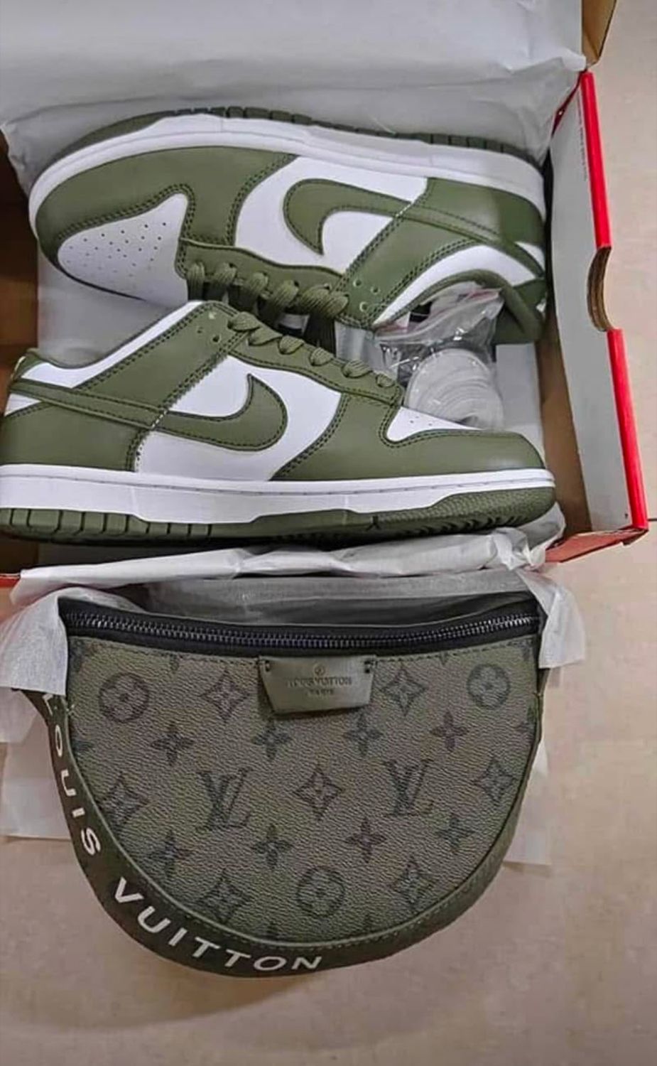 Nike Olive Dunks Low