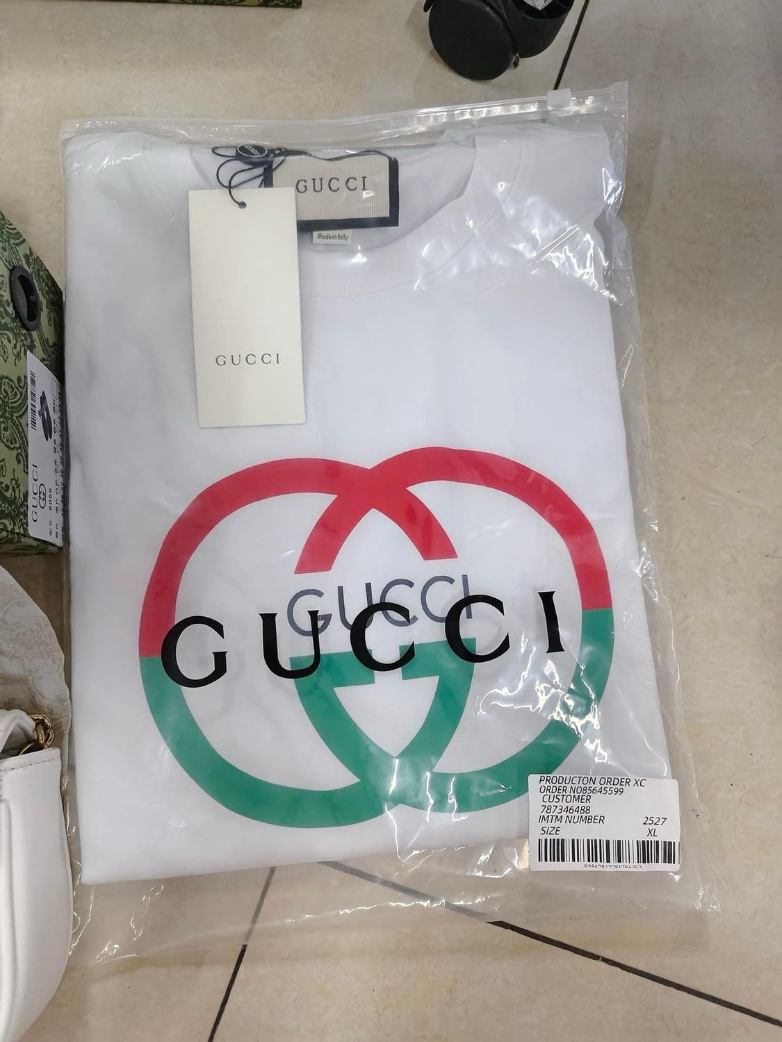 White GG T-shirt