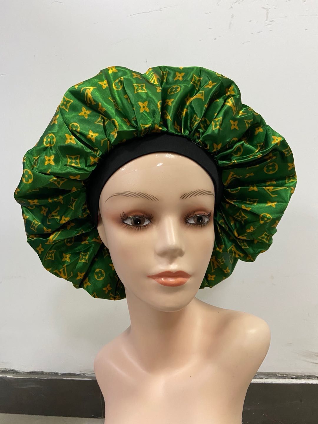 Green And Yellow LV Bonnet