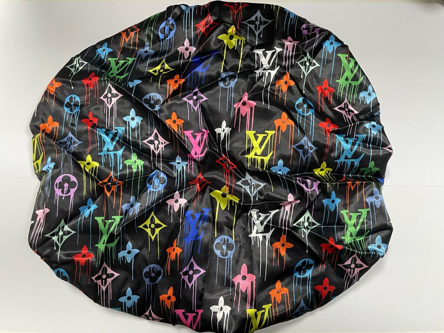 Black Multi-colored LV