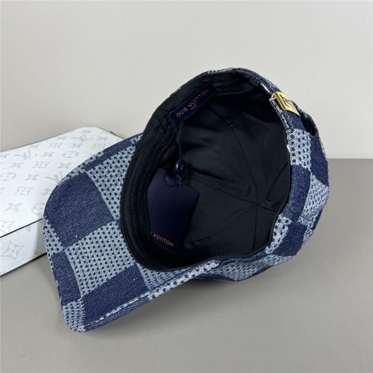 Dark Blue Denim LV Hat