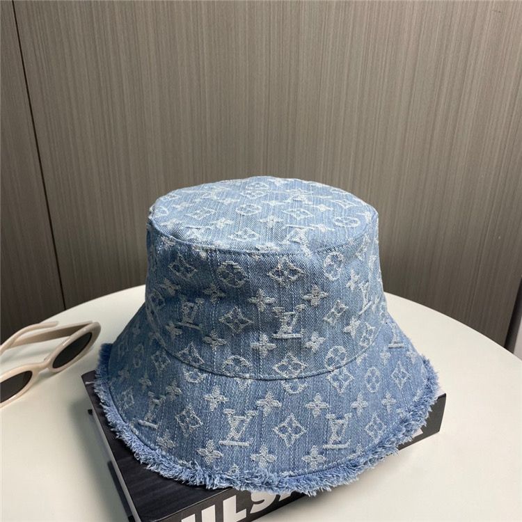 Blue LV Bucket Hat
