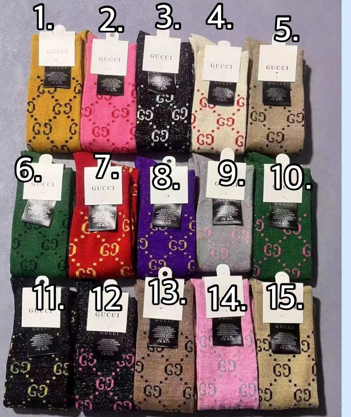 Gucci Unisex Socks