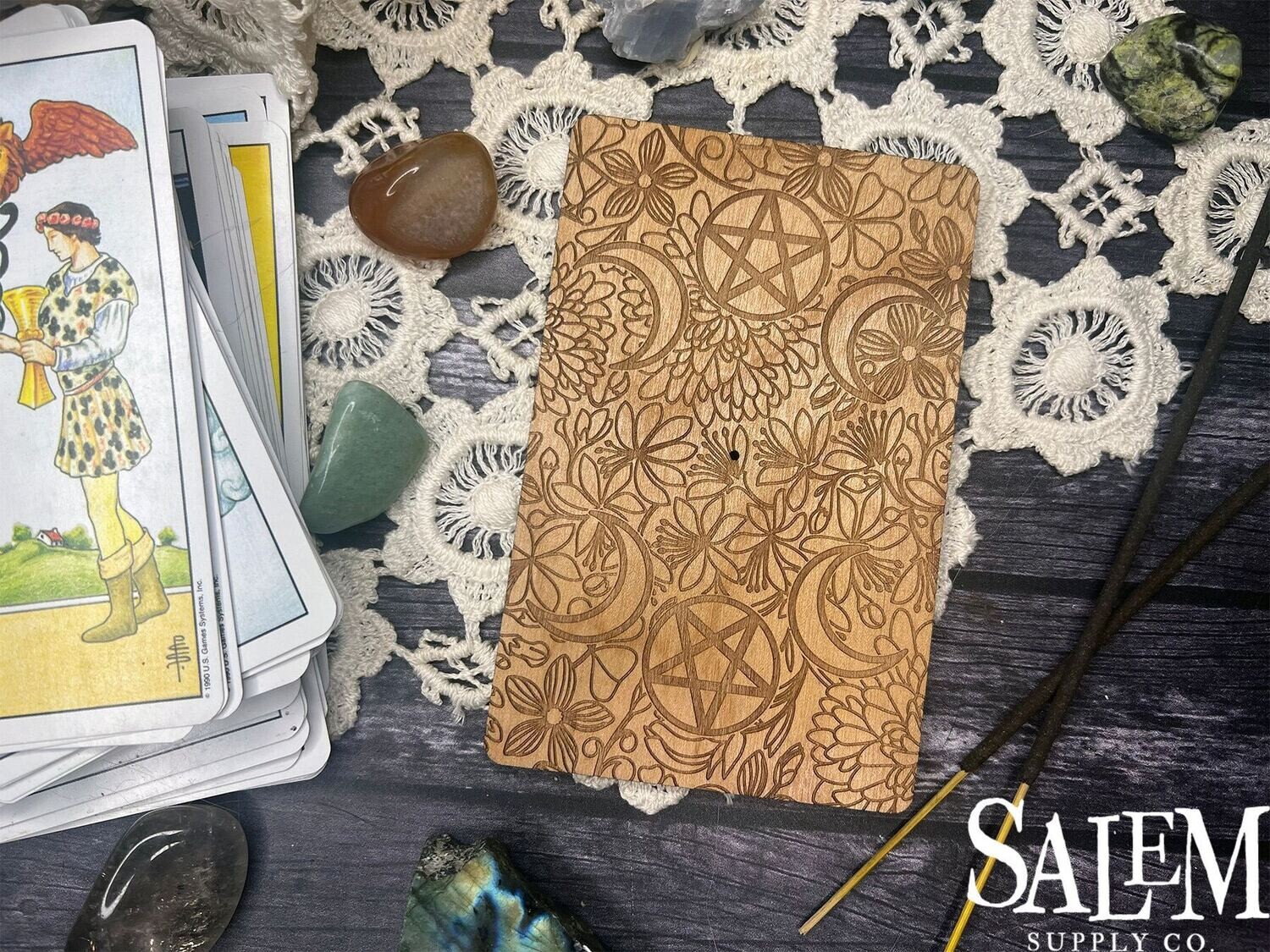 Flower Pentacle Handcrafted Incense Ash Catcher