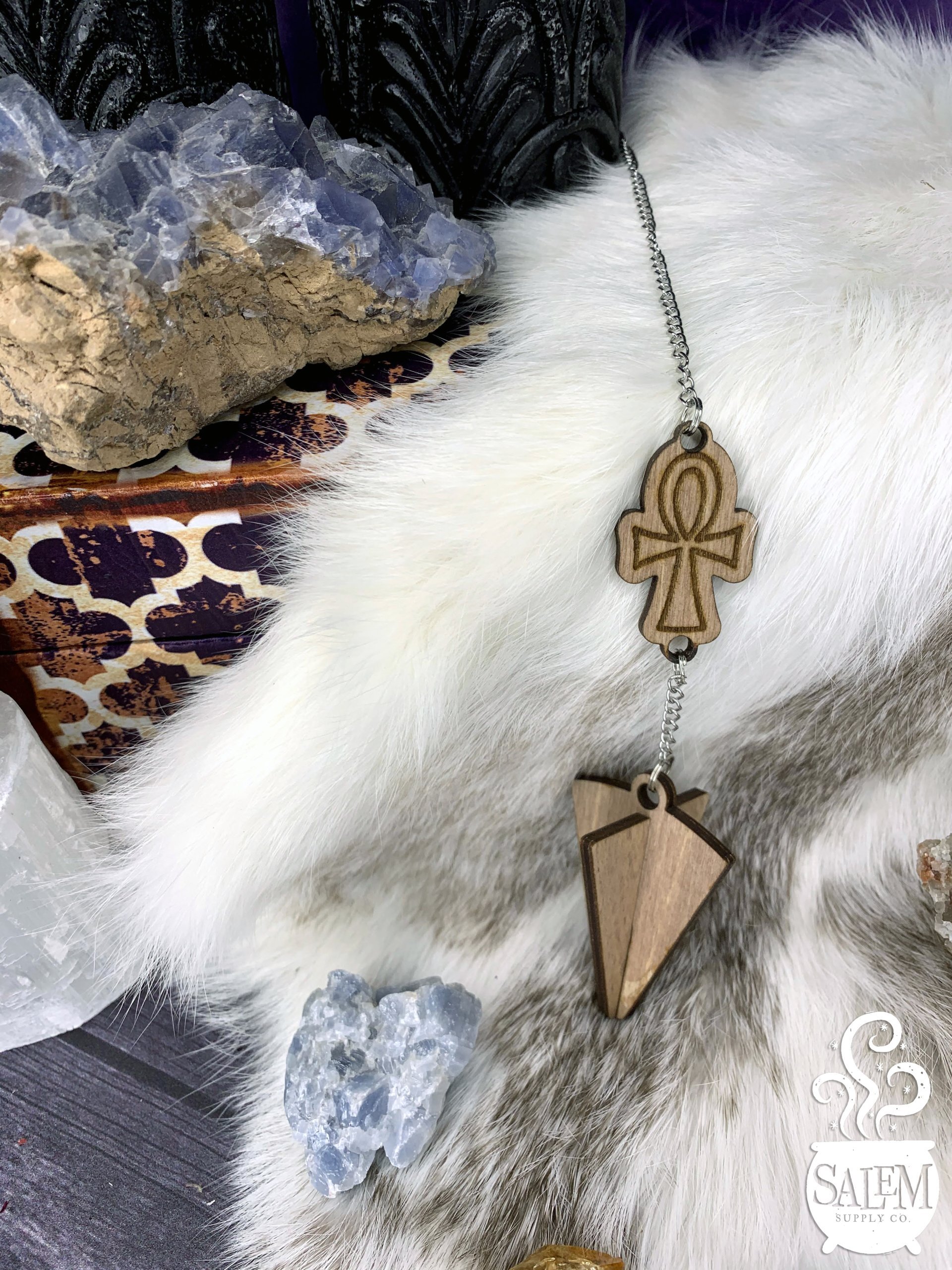 Ankh Wooden Pendulum