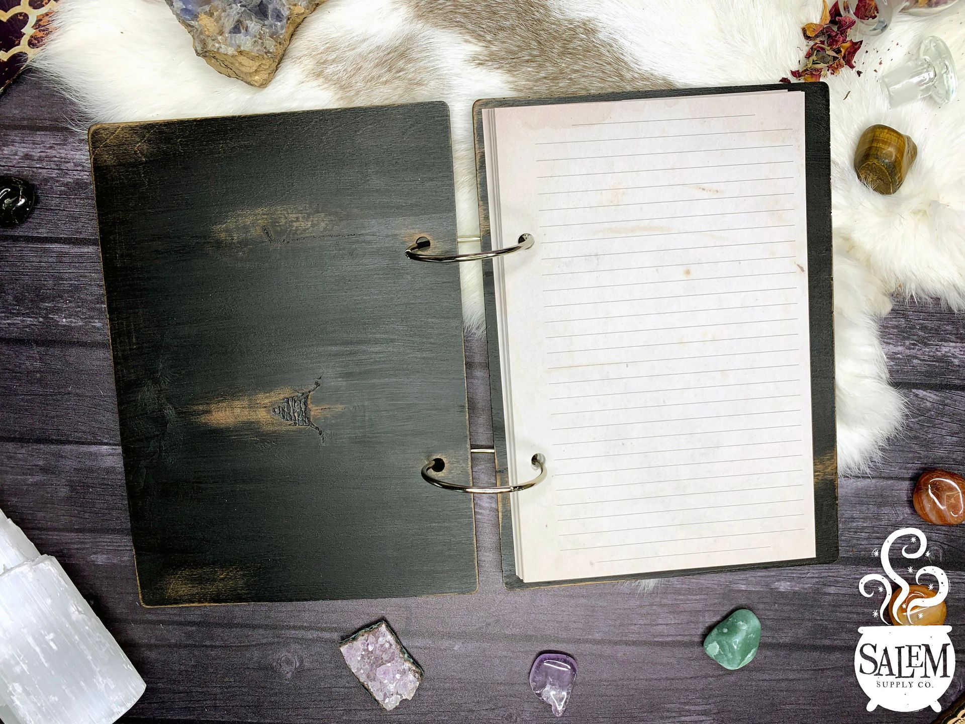 Moth and Moon Handcrafted Grimoire