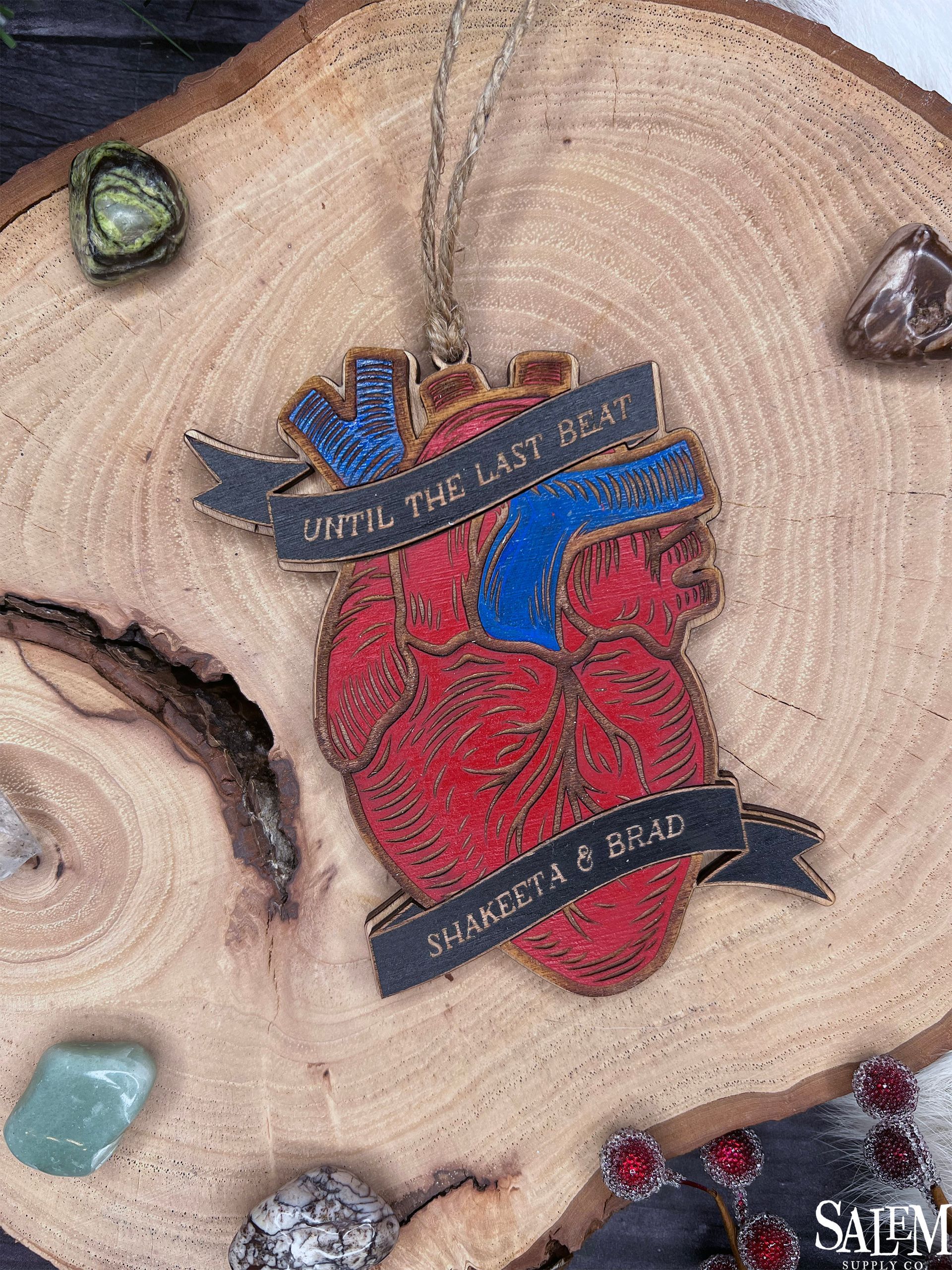 Anatomical Heart Personalized Christmas Ornament