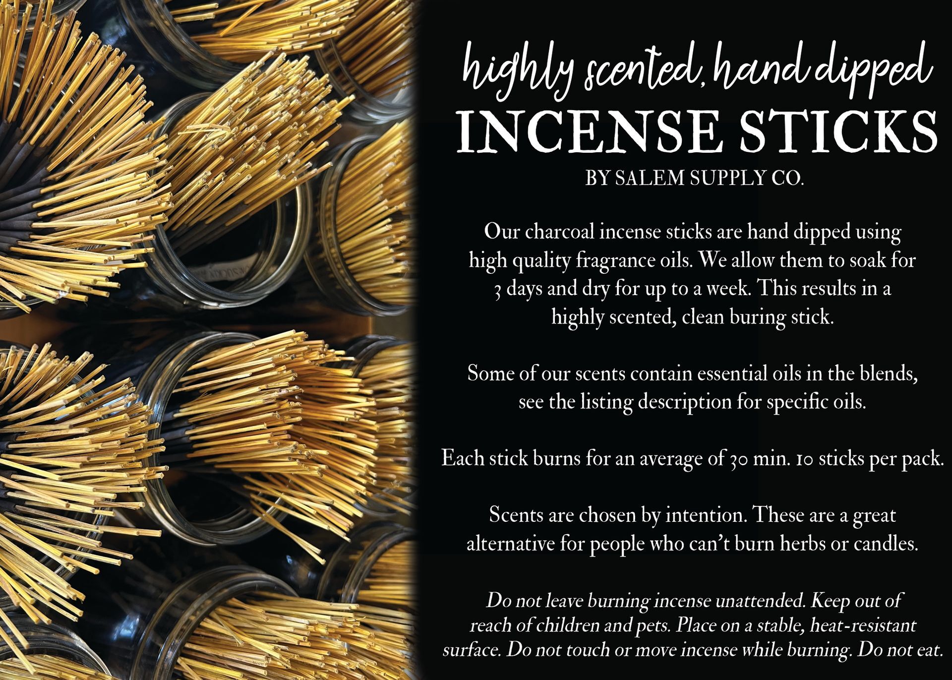 SAMHAIN Hand Dipped Ritual Incense Sticks