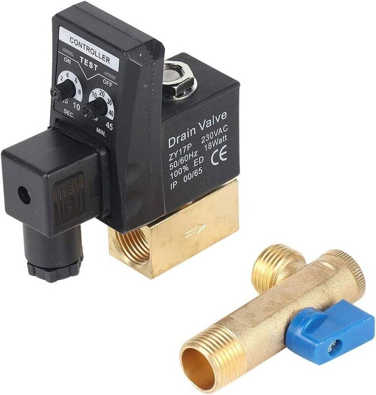 Auto timer switch off air compressor electric (split)