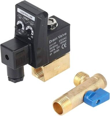 Auto timer switch off air compressor electric (split)