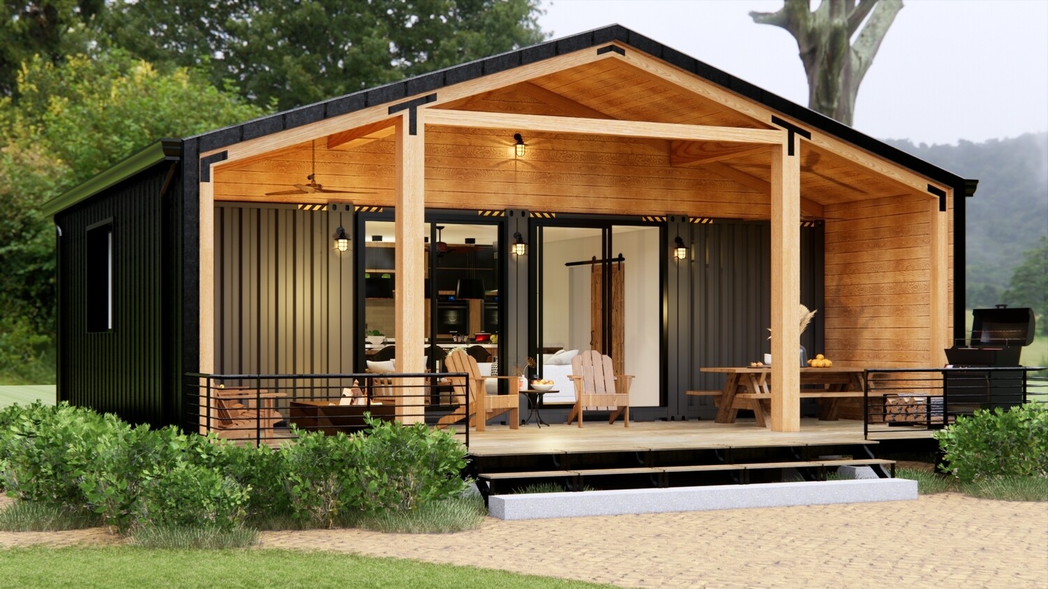 Detailed design of the container house BG38