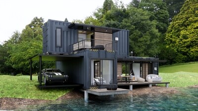 Detailed design of the container house BG40