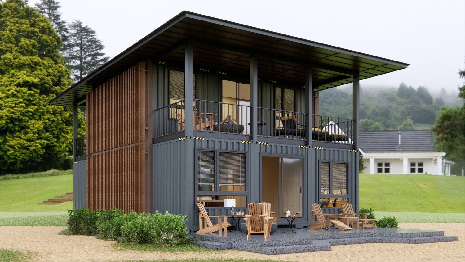 Detailed design of the container house BG37