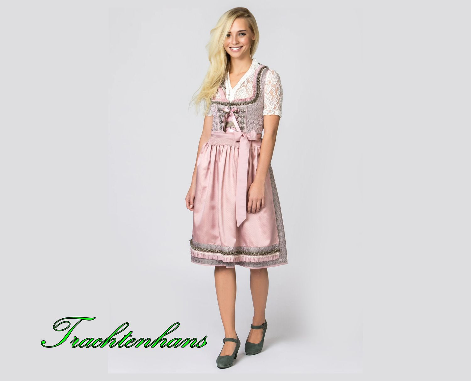 Exquisites Dirndl &quot;Frieda&quot; altrosa / authentische kulturelle Qualitäts Bekleidung / Österreich / Bayern / Oktoberfest / Trachtenoutfit