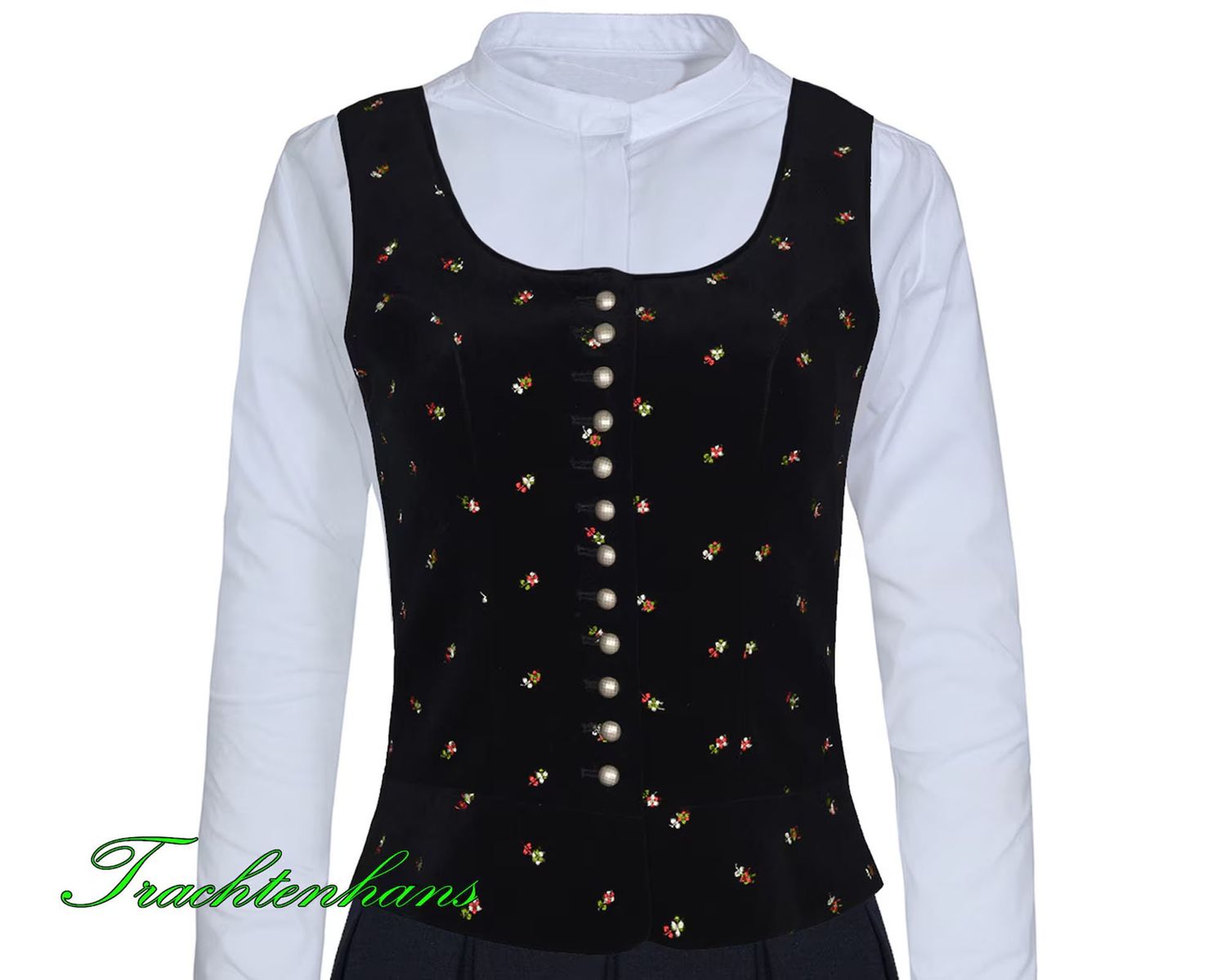 Damen Weste Gilet &quot;Jennifer&quot; aus der Exklusiv Kollektion von Trachtenhans / traditionelle Elemente mit modernem Design und höchster Qualität