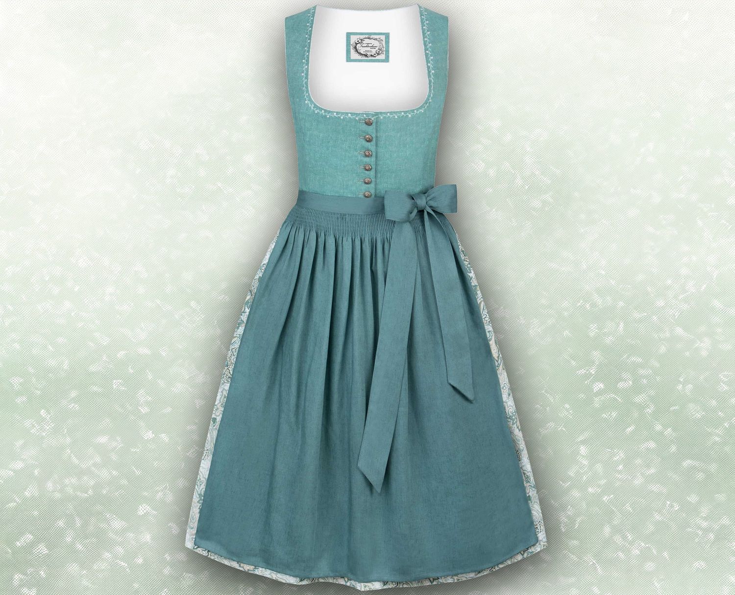 Exquisites Dirndl &quot;Lilly&quot; petrol / authentische kulturelle Qualitäts Bekleidung / Österreich / Bayern / Oktoberfest / Trachtenoutfit