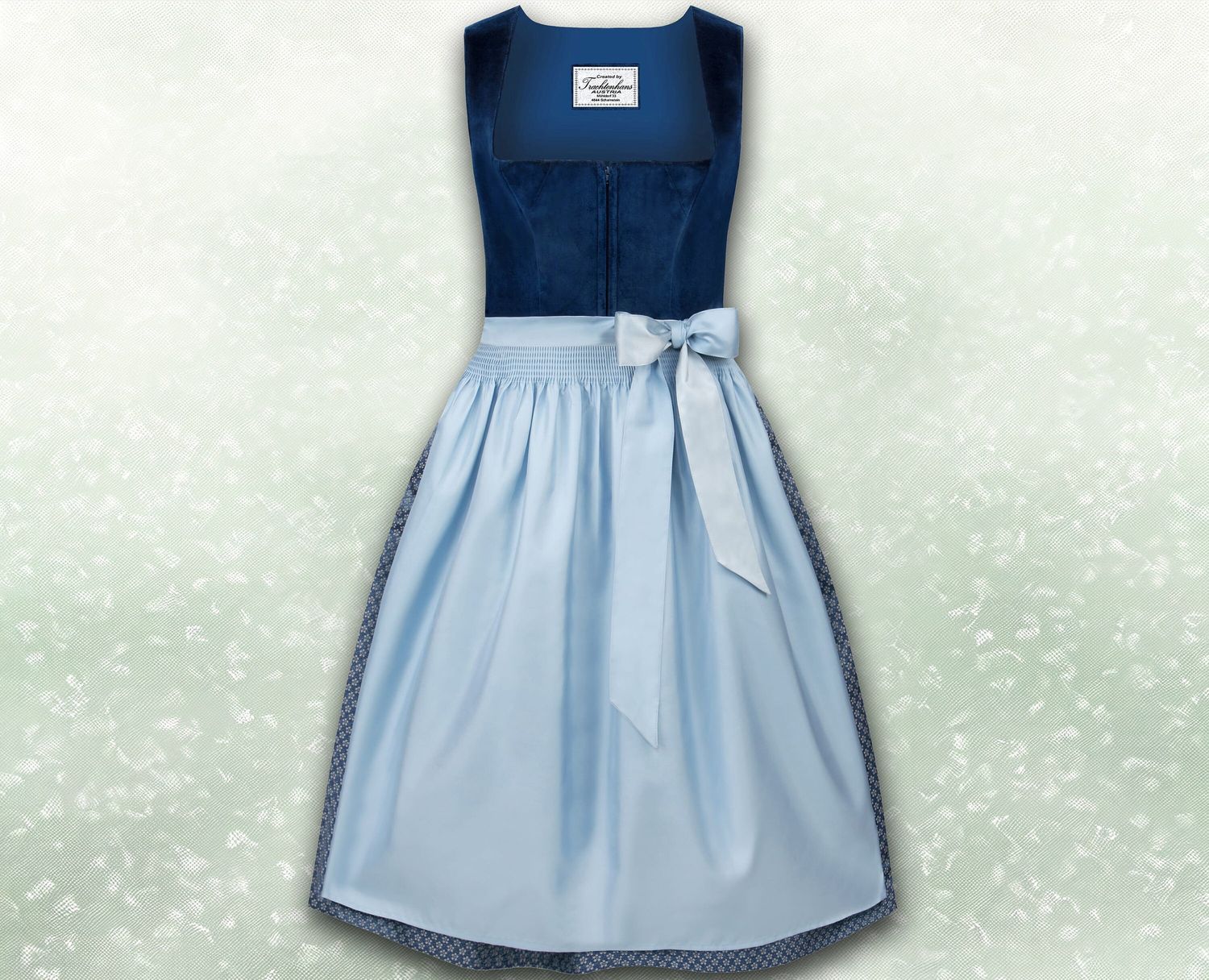 Exquisites Dirndl &quot;Lina&quot; indigo / authentische kulturelle Qualitäts Bekleidung / Österreich / Bayern / Oktoberfest / Trachtenoutfit