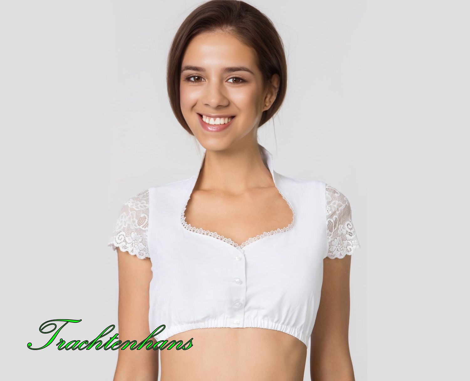 Damen Dirndl Bluse &quot;Amber&quot; weiss / authentische kulturelle Qualitäts Bekleidung / Österreich / Bayern / Oktoberfest / Trachtenoutfit