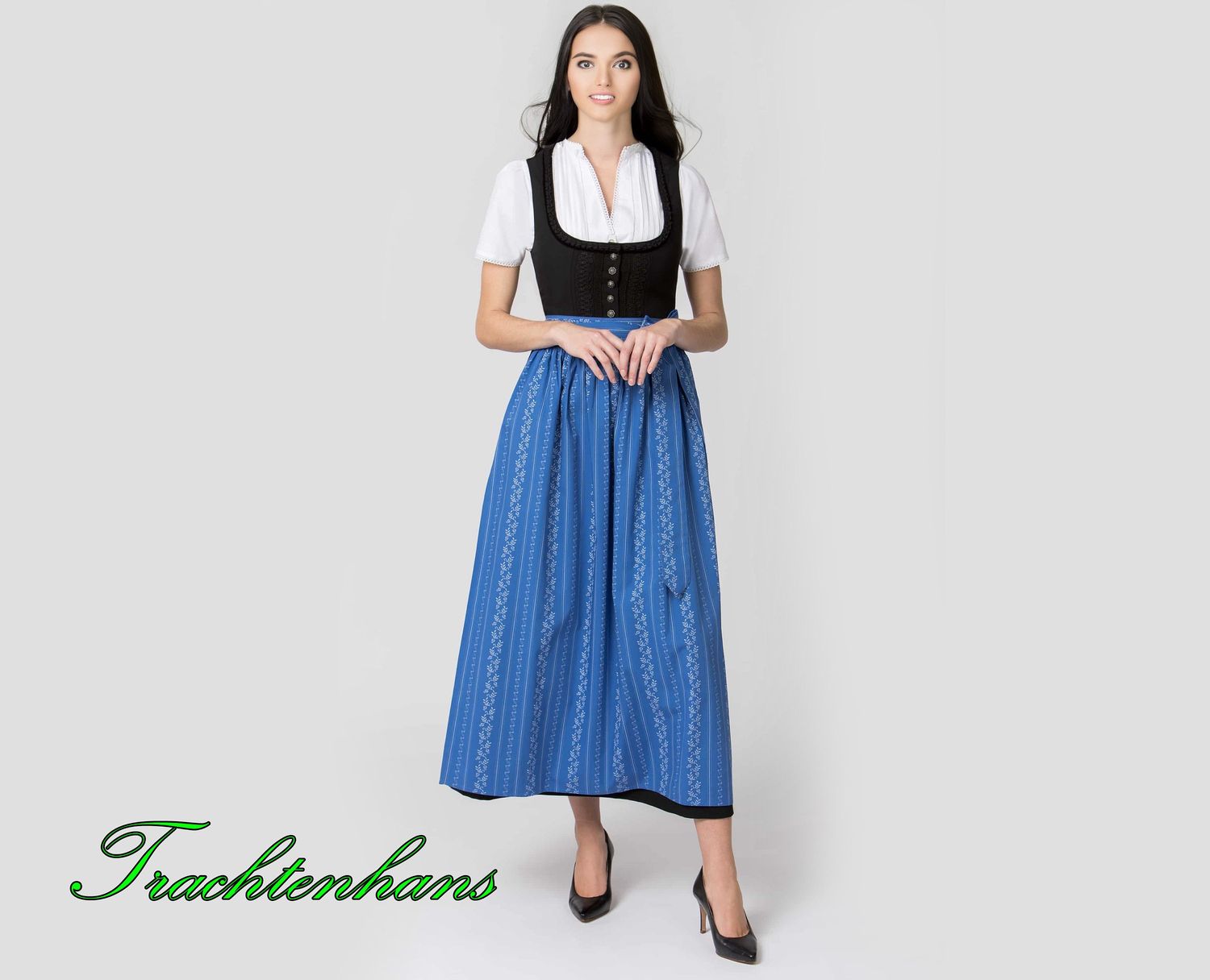 Dirndl &quot;Dua&quot; schwarz bis Größe 54 / Trachtenhans