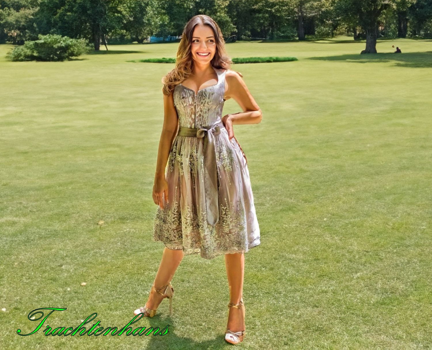 Exquisites Dirndl Kleid &quot;Zoey&quot; für Damen authentische kulturelle Qualitäts Bekleidung / Österreich / Bayern / Oktoberfest / Trachtenoutfit