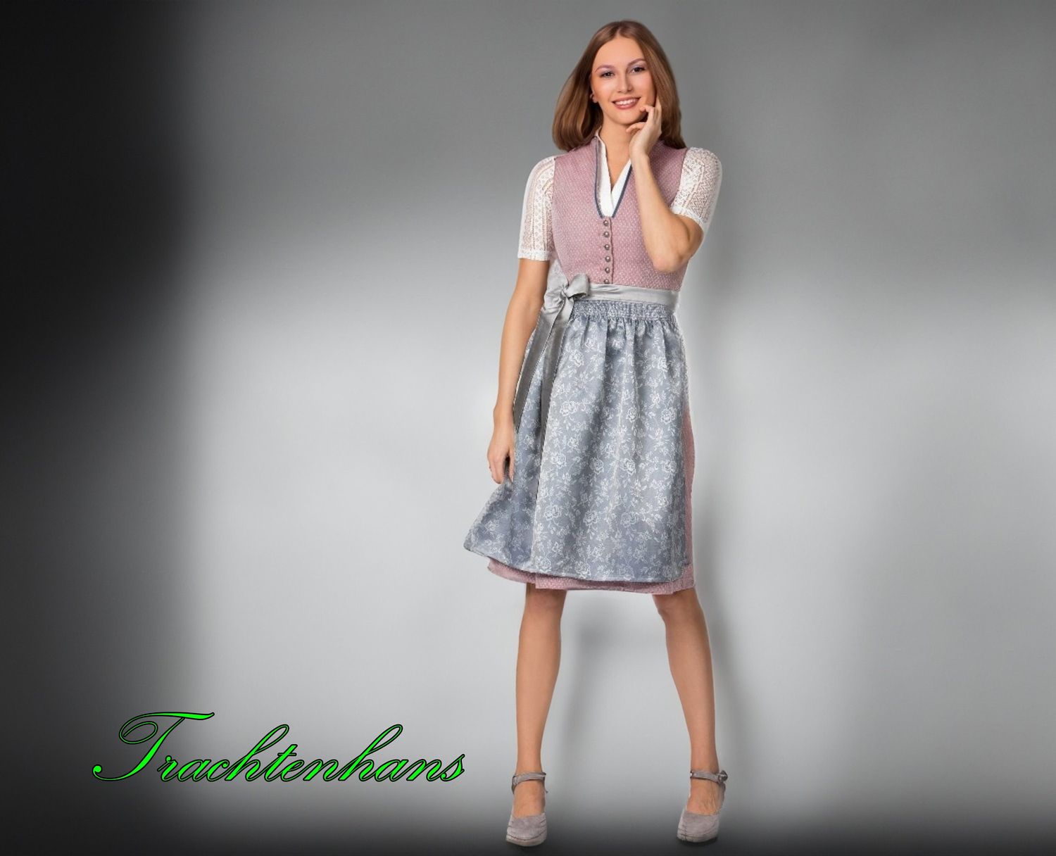 Exquisites Dirndl &quot;Hanna&quot; rose / authentische kulturelle Qualitäts Bekleidung / Österreich / Bayern / Oktoberfest / Trachtenoutfit