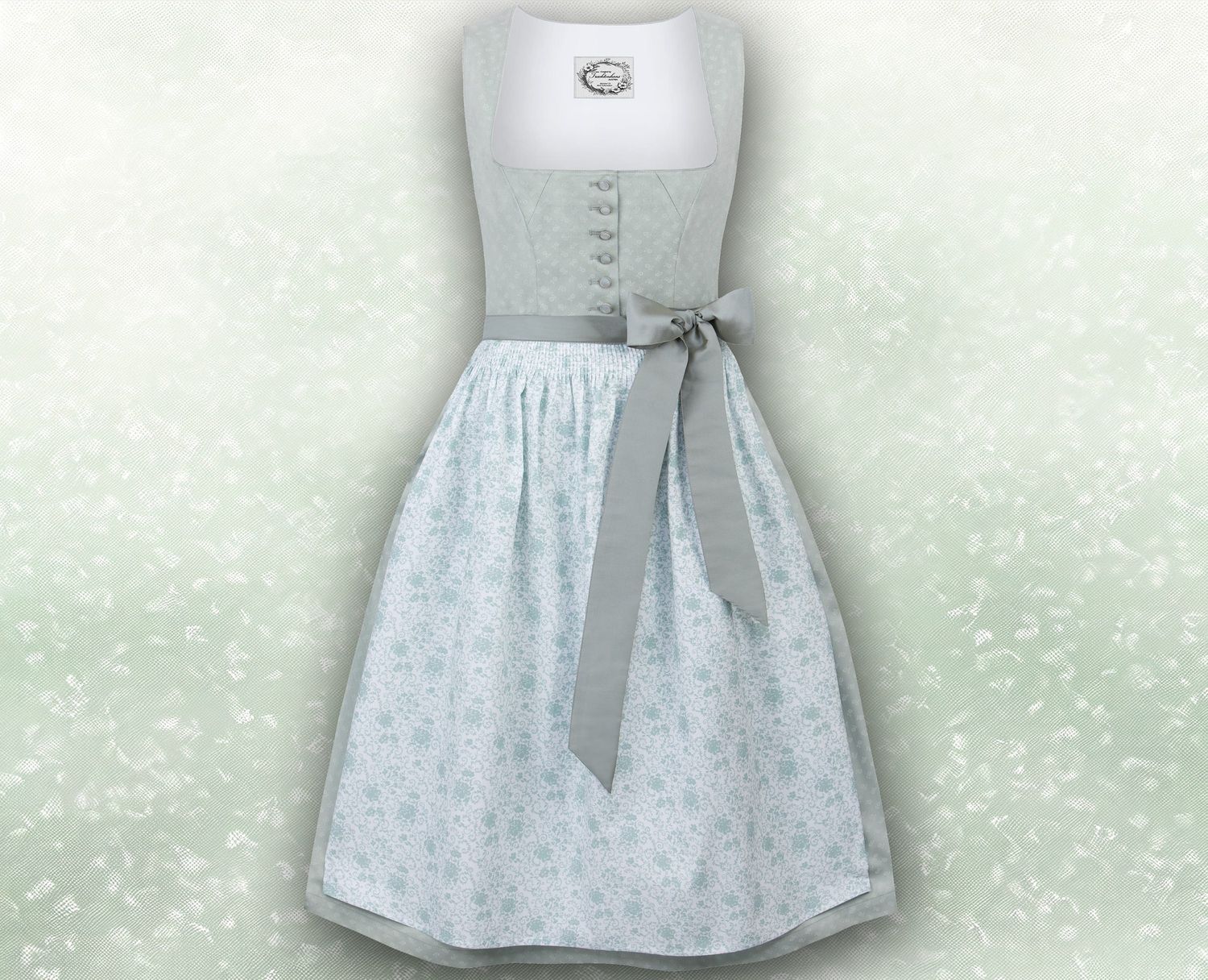 Exquisites Dirndl &quot;Freda&quot; salbei / authentische kulturelle Qualitäts Bekleidung / Österreich / Bayern / Oktoberfest / Trachtenoutfit
