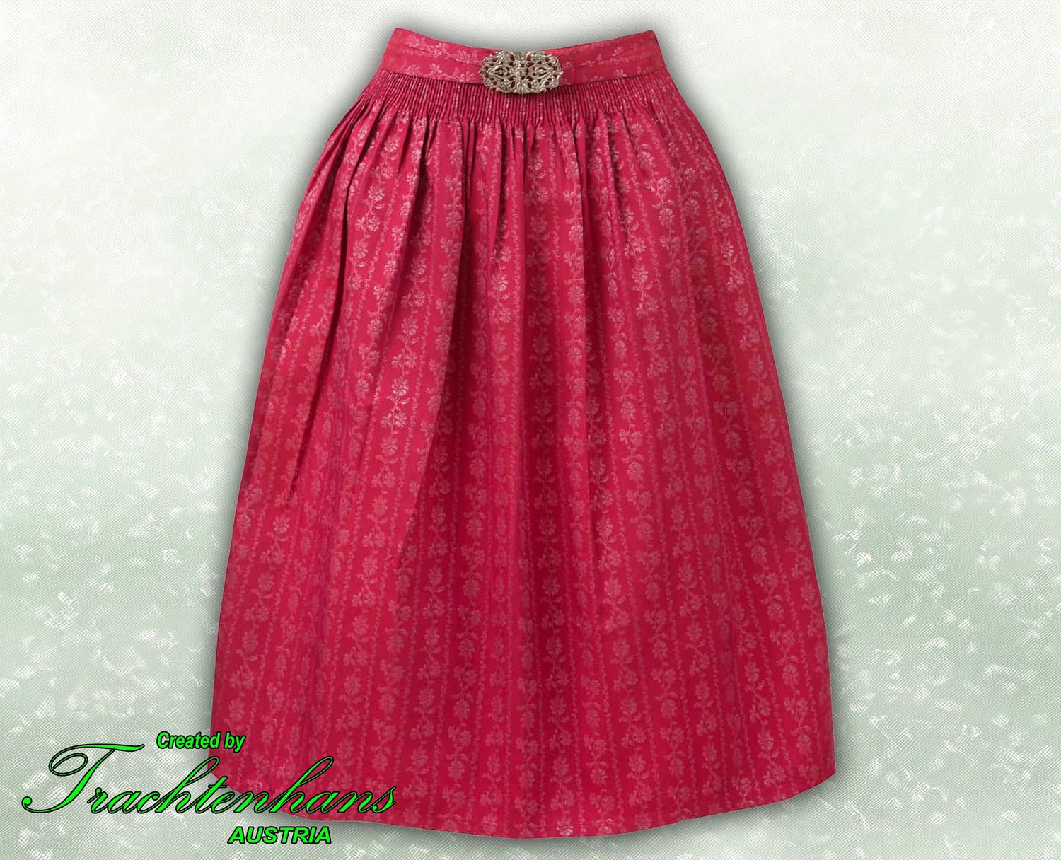 Schürze &quot;Asya&quot; rot 70 cm fürs Dirndl / Trachtenhans