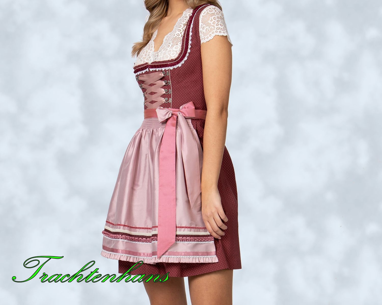 Dirndl &quot;Filiz&quot; altrosa / authentische kulturelle Qualitäts Bekleidung / Österreich / Bayern / Oktoberfest / Trachtenoutfit