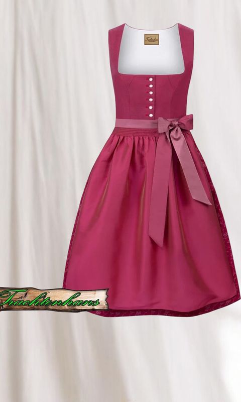 rote Dirndl 70-96 cm