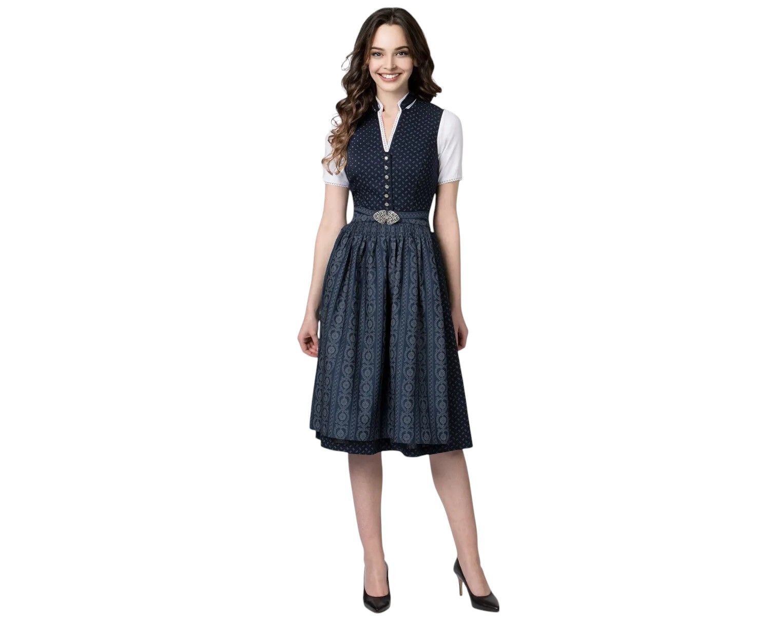 Dirndlkleid &quot;Haily&quot; Dirndl blau / authentische kulturelle Qualitäts Bekleidung / Österreich / Bayern / Oktoberfest / Trachtenoutfit