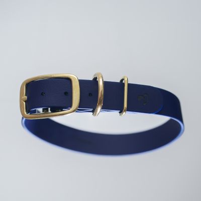 Navy blue Obojok ŠTANDARD - Venčiči, šírka 2,5cm