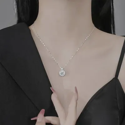 jewelry set necklace earrings female models