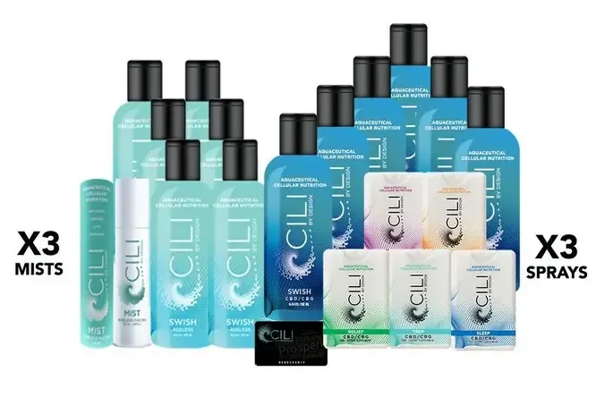 PRO PACK - Cili Swish CBD + Ageless + Facial Mist + Sprays