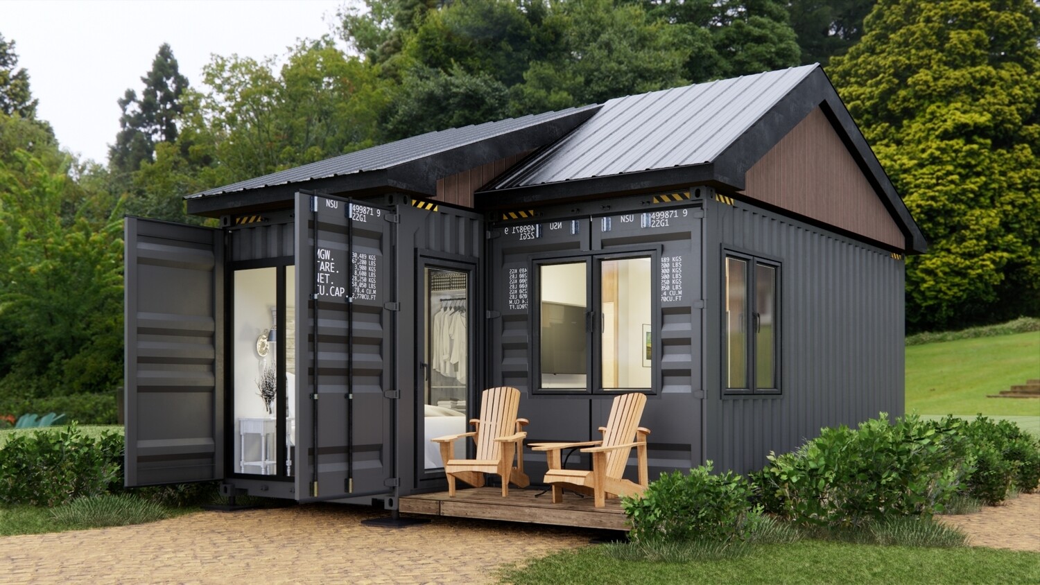 Detailed design of the container house BG45