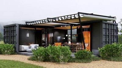 Detailed design of the container house BG44