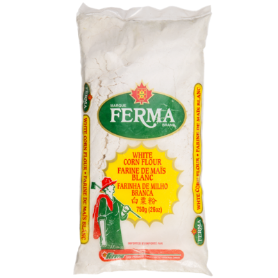 FARINE DE MAÏS BLANC
- FERMA -
750G (26OZ)
