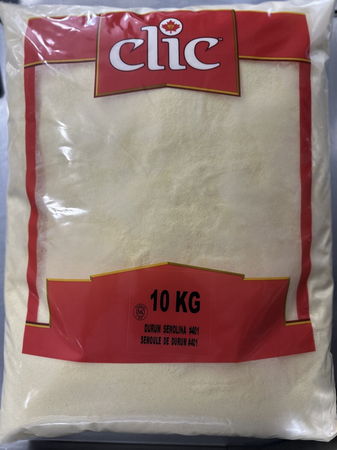 DURUM SEMOULINA #401
- CLIC -
10KG