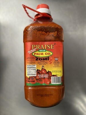 HUILE ROUGE (HUILE DE PALME ) - ZOMI -
PRAISE