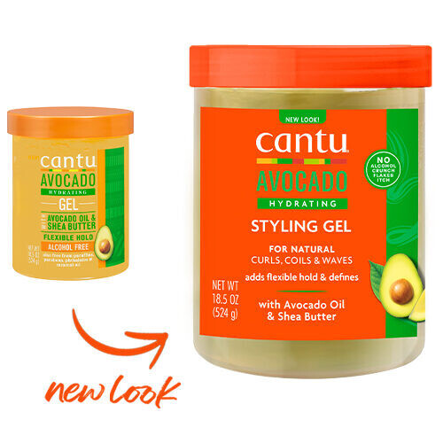 GEL COIFFANT
- CANTU À BASE D&#39;AVOCAT - 
524G