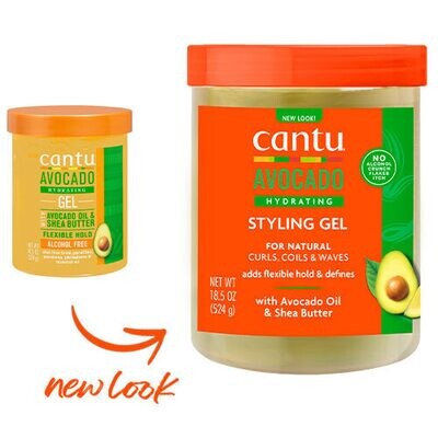 GEL COIFFANT
- CANTU À BASE D&#39;AVOCAT - 
524G